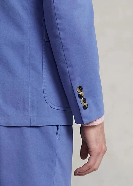 $498 Polo Ralph Lauren Soft Stretch Chino Sport Coat Men's SZ 42R Blue - Изображение 3 из 4