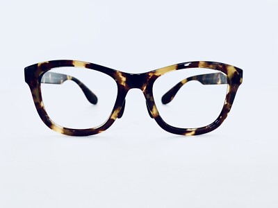 Maui Jim Brown Yellow Amber Tortoise Square Glasses Japan MJ434 10L 51 20 146