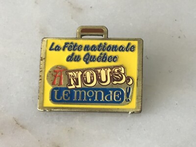 La Fete Nationale Du Quebec Pin June 24th St Jean Baptiste Ebay