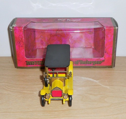 Matchbox MODELS OF YESTERYEAR Y5-3.1 1907 PEUGEOT(no front seat bead) - Picture 7 of 11