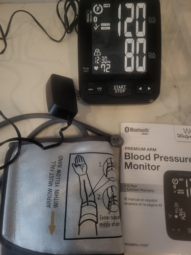 Walgreens Premium Arm Blood Pressure Monitor - 897652 (Black) - Picture 4 of 5