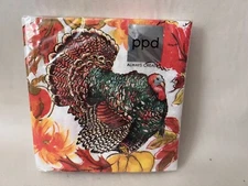 PPD TOM Turkey Fall Cocktail Napkins Edith Jackson Creatif Germany