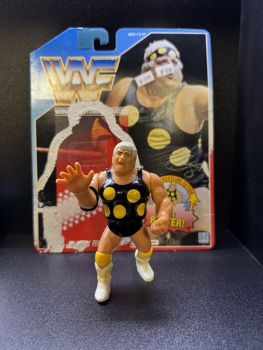 Dusty Rhodes WWF Hasbro Wrestling Figure with Card...