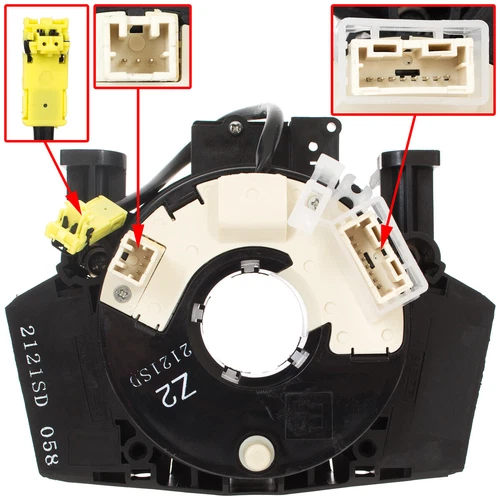 Lenkrad Airbag Schleifring Für Nissan Navara Note Pathfinder III Qashqai X-Trail - Bild 2 von 9