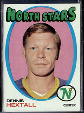 1971-72 Topps #128 Dennis Hextall Minnesota North Stars VG-EX (scratches)
