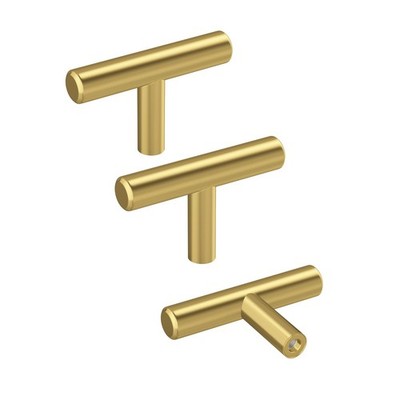 20 Pack | 2 Inch Cabinet Pulls Kitchen Cabinet Handles with Single Hole Gold ...