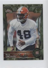 2015 Topps Chrome Mini Rookies STS Camo Refractor 44/99 Nate Orchard #164 9u7