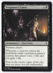 Trespasser's Curse 112/269 Common Amonkhet Magic: The Gathering