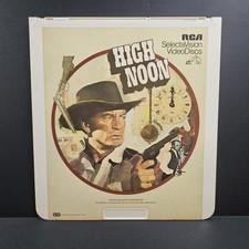 High Noon RCA SelectaVision VideoDisc CED Gary Cooper 1952 Classic Western VTG