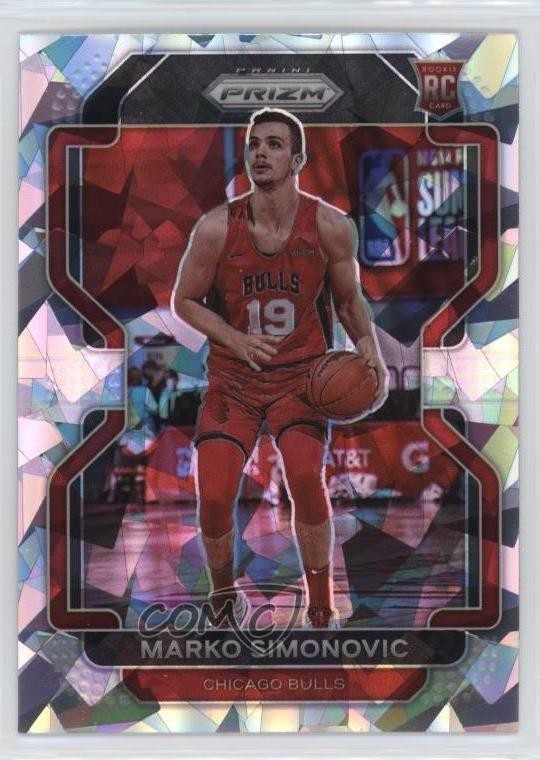2021-22 Panini Prizm Ice Prizm Marko Simonovic #166 0b4t
