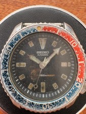 Seiko Diver's 7002-700A (Pepsi) Automatic Watch - Partial-Runner - 1980