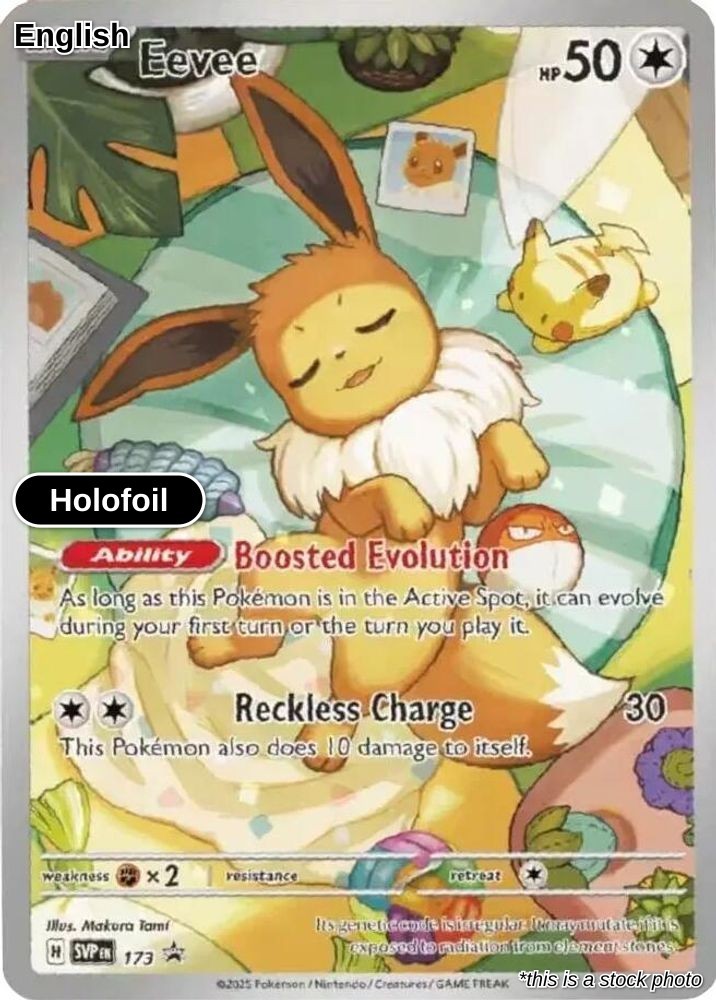 Pokemon Eevee Holofoil [SVP - 173] NM