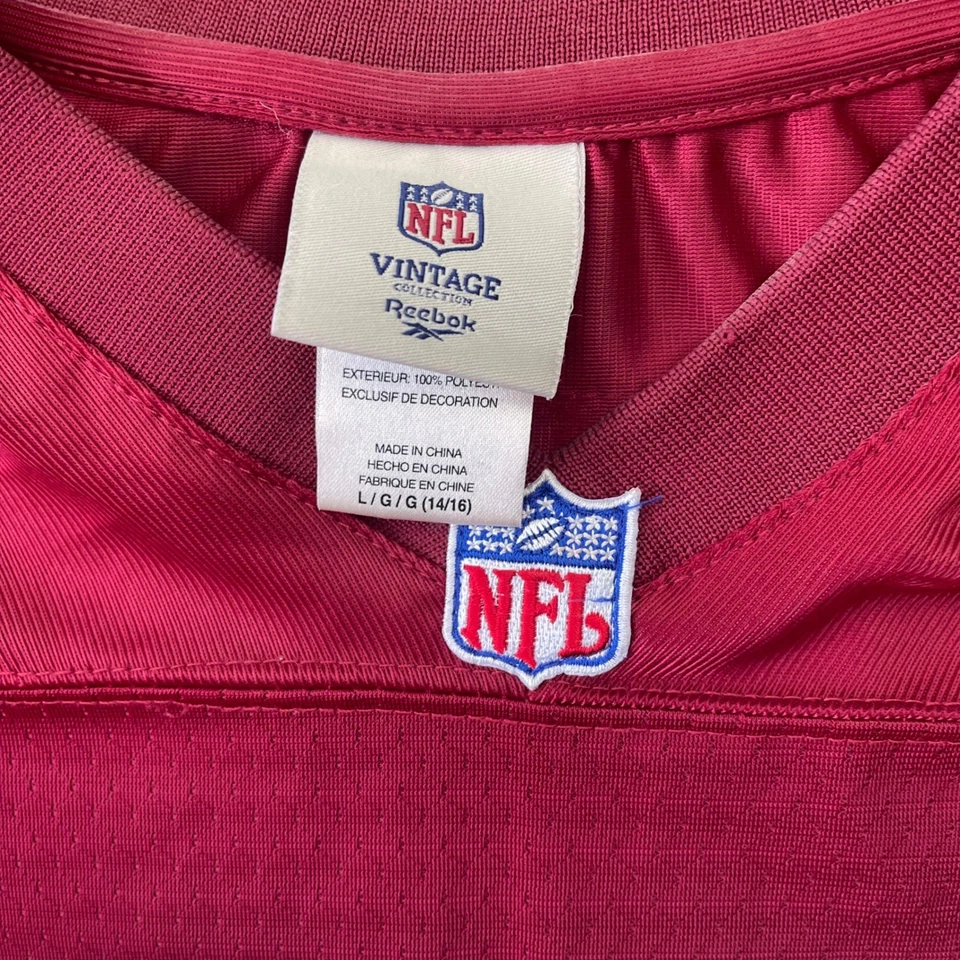 Vintage Dexter Manley Washington Redskins 72 Reebok NFL Kids Jersey L - Image 3 of 4