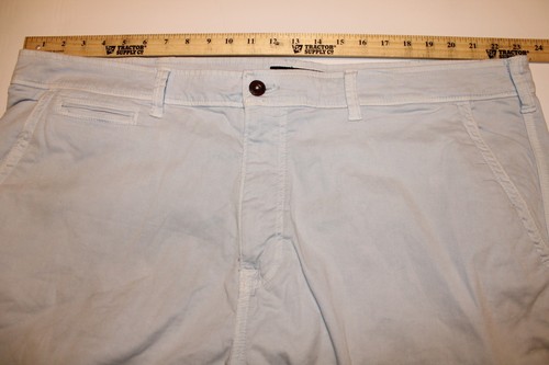 American Eagle Shorts Herren 44 blau 10" klassische Passform Chino flache Vorderseite Freizeit - Bild 2 von 10