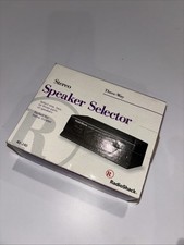 NEW Radio Shack 3-Way Stereo Speaker Selector Switch Cat. No. 40-240 Black