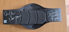 Hulk Hogan & Roddy Piper - Hand signed Championship Wrestling Belt - WWE WWF WCW