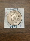 1927 D Peace silver dollar vf GENUINE GUARANTEE