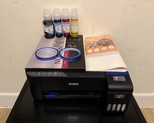 Standard Sublimation Printer Bundle: Epson ET-1810 + Papers + Ink + Tape