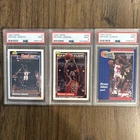 Michael Jordan Graded Card Lot (3) 1991 Fleer #220 1992 Topps #3 #205 PSA 9 MINT