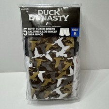 Duck Dynasty Boys Size 8 Boxer Briefs 5 pack NEW 