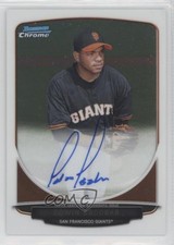 2013 Bowman Chrome Prospects Edwin Escobar #BCA-EE Auto 00ma