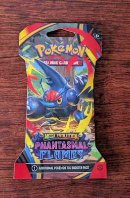 Mega Evolution Phantasmal Flames Single Booster Pack 
