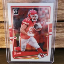 2020 Panini Donruss Optic Travis Kelce #3 Kansas City Chiefs Football Base Card
