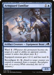 Armguard Familiar #46 Kamigawa: Neon Dynasty Common MTG