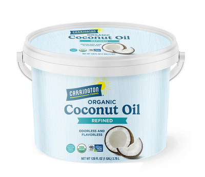 Carrington Farms Refined Coconut Oil 128 fl oz   Large Cooking Oil