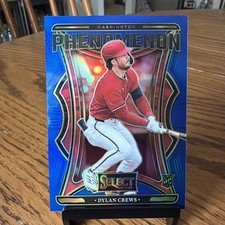 2025 Select Baseball-  RC Dylan Crews 45/49, Washington- Blue Phenomenon Prizm