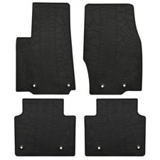 San Auto Car Floor Mats Jeep Grand Cherokee non L 2022-2025 2026 Black Rubber