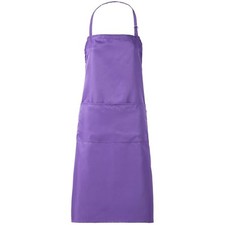 Purple Apron for Women with Pockets  Lightweight and Adjustable Womens Apron