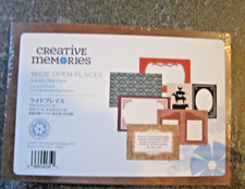 CREATIVE MEMORIES WIDE OPEN PLACES Variety Mat Pack 24 - Brand NEW 2022