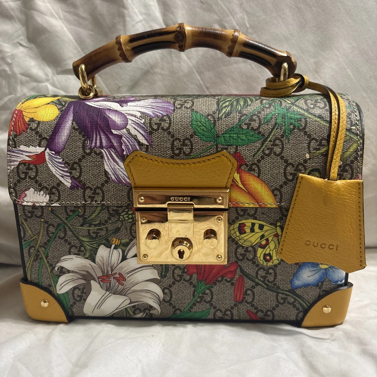 25+ Gucci Bamboo Floral Bags & Handbags for Women for sale