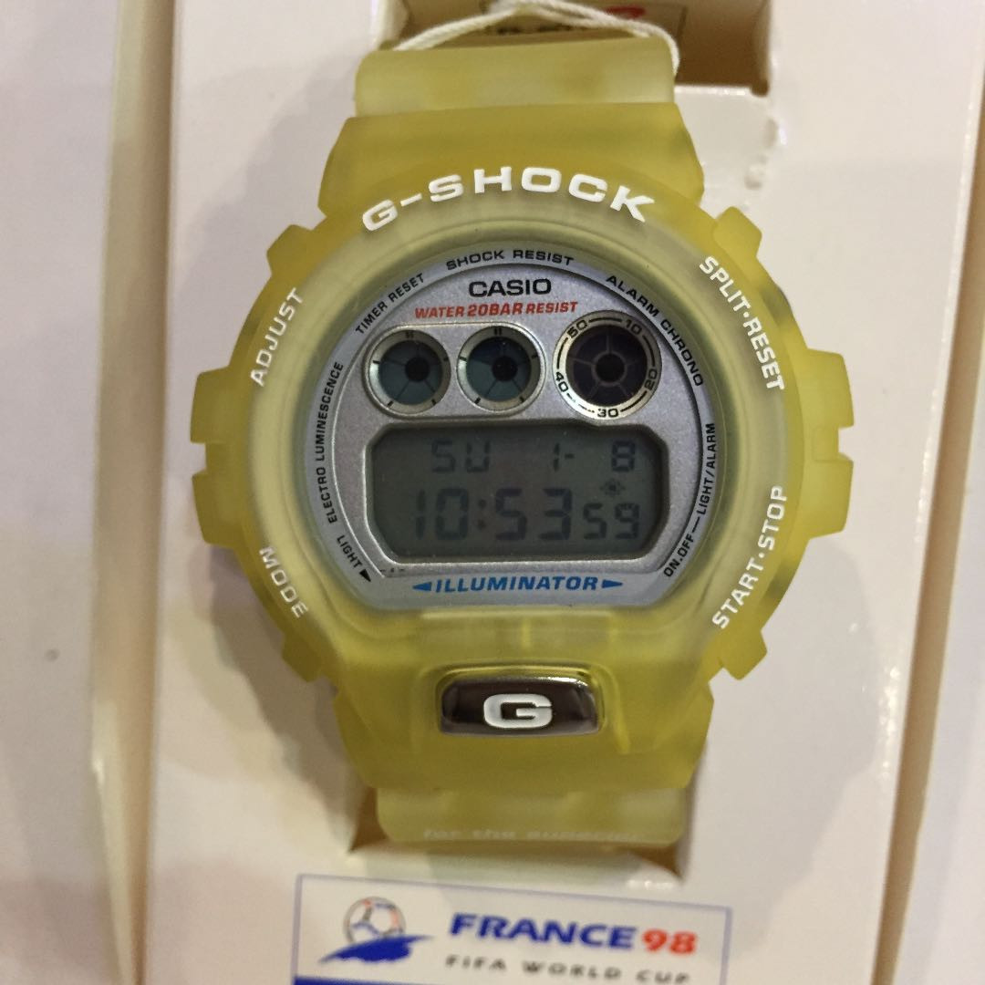G-Shock World Cup 98 Dw6900Wf-7T Digital Quartz Men Used Casio 
