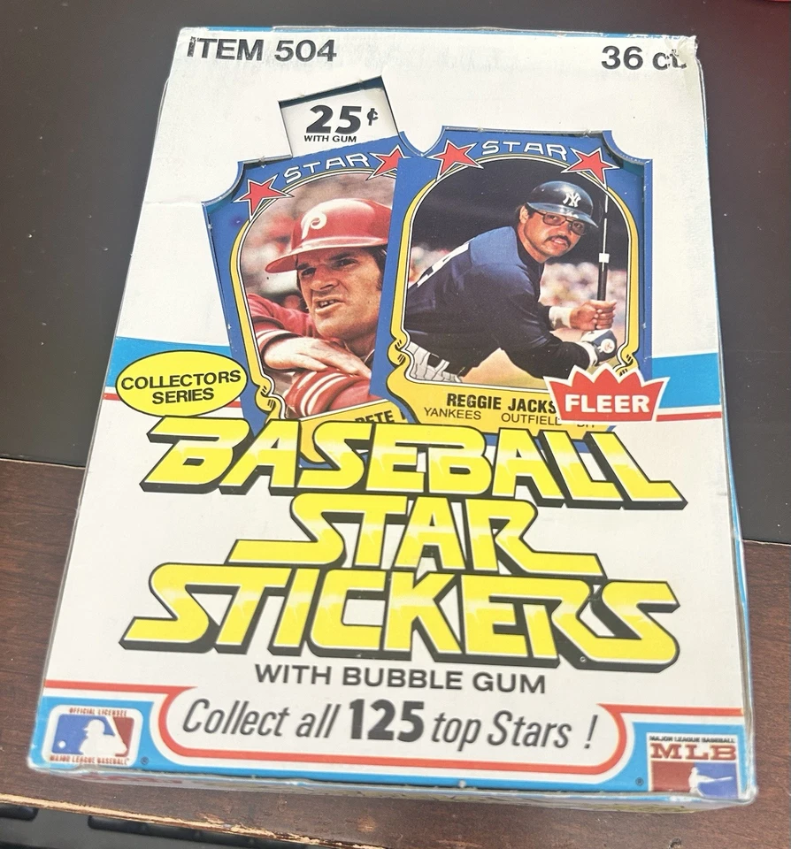 1981 Fleer Baseball Star Stickers Wax Pack TOM SEAVER Showing Back - Image 4 of 4