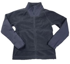 Mountain Hardwear Women  s UnClassic Fleece Full Zip Jacket Sz M Blue Gray