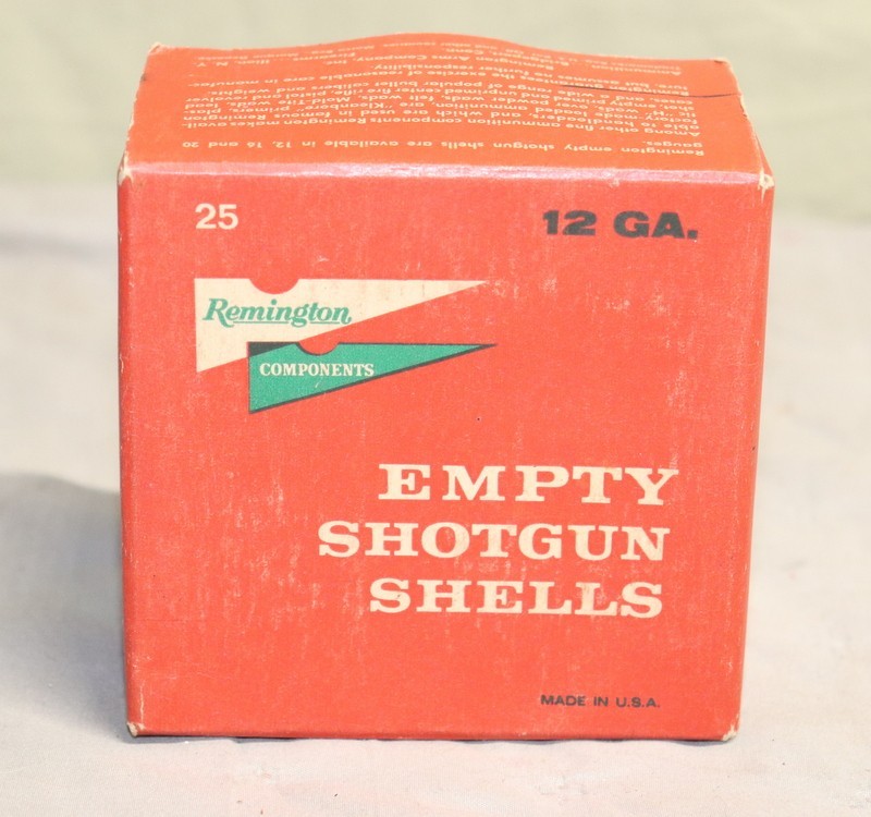 REMINGTON TWO PIECE EMPTY 12GA. SHOTGUN SHELL BOX - DECOYS