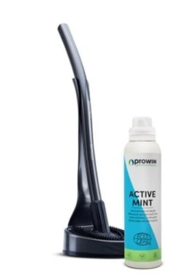 prowin Angebot WC Bürste Herzilein anthrazit-schwarz Active Mint Toilettenschaum