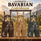 Lederhosen German leather shorts Herrenmode Oktoberfest Beerfest