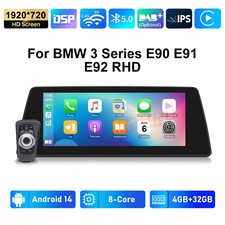 Per BMW Serie 3 E90 E91 E92 E93 RHD iDrive Android 14 Schermo CarPlay 4+32GB GPS