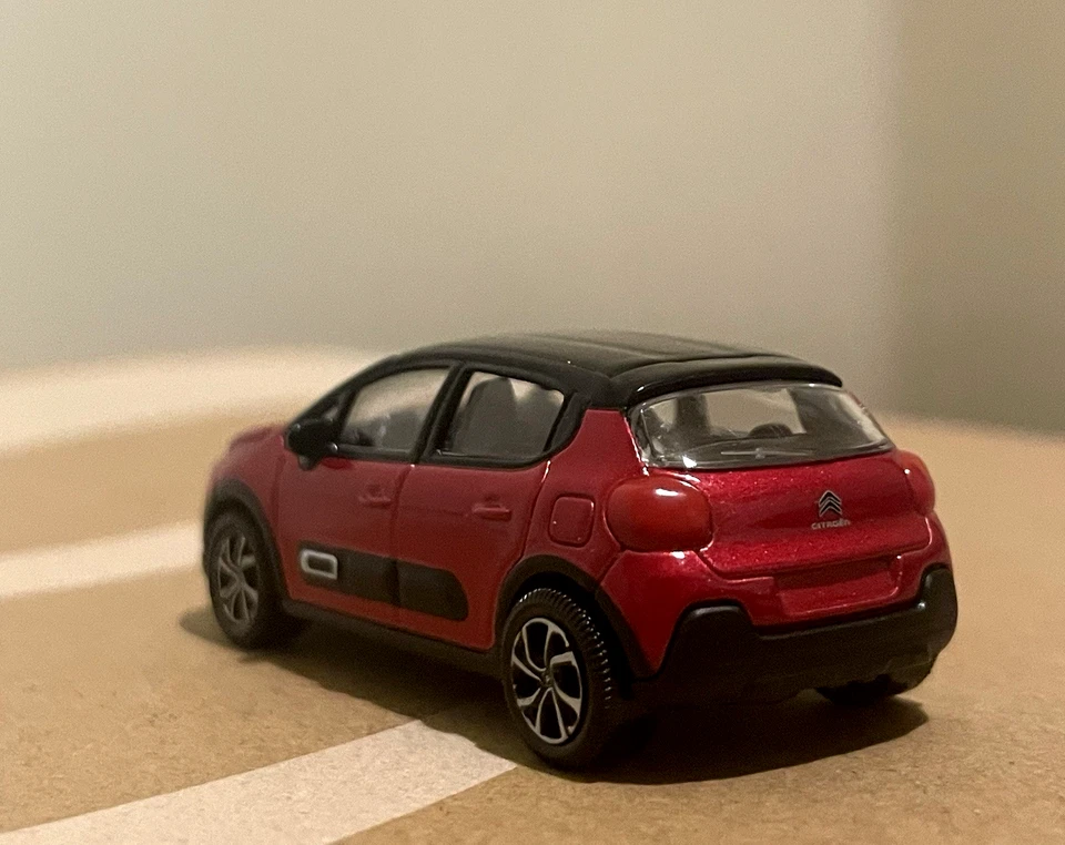 Modellino Norev Citroen C3 3 III Rosso 1/64 1:64 3 inches Nuova Senza Scatola - Immagine 4 di 4