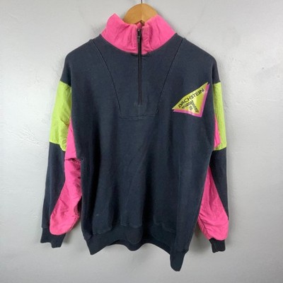 Vintage Dachstein Sweater Unisex Adult L Neon Ski Snowboard 80s 90s Festival