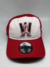 Washington Nationals Adjustable Hat OSFM Red White MLB Baseball Cap New Era