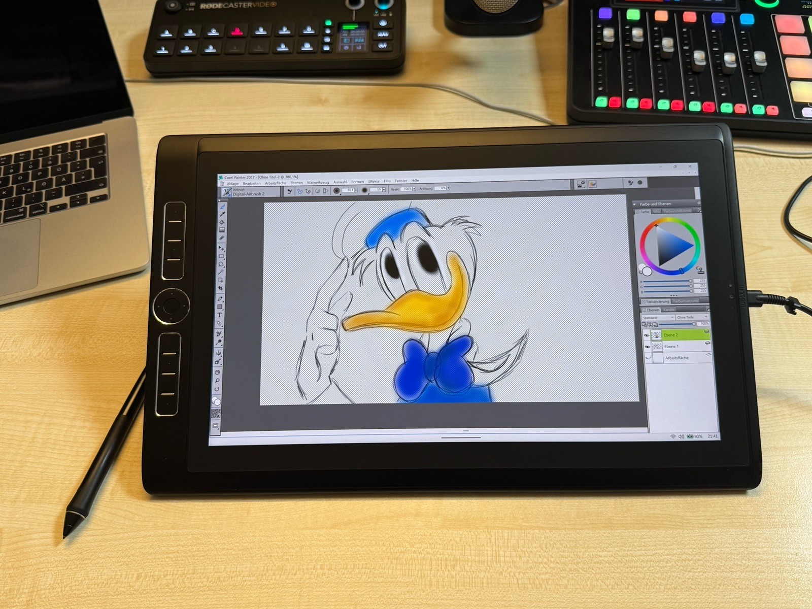 Wacom MobileStudio Pro 16 Zoll  512GB i7 16GB RAM DTHW1621HK + Corel Painter2017