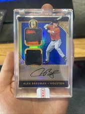 Alex Bregman 2017 Gold Standard Card Jersey/auto 8/25