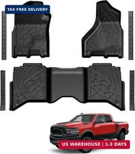 Floor Mats for 2019-2025 2026 Dodge Ram 2500/3500 Crew Cab with Bucket Seat Not
