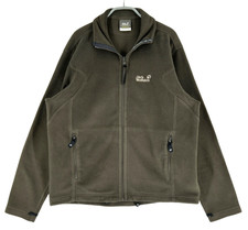 Jack Wolfskin Men Polartec Classic Zip Jumper Sweater Fleece Size M