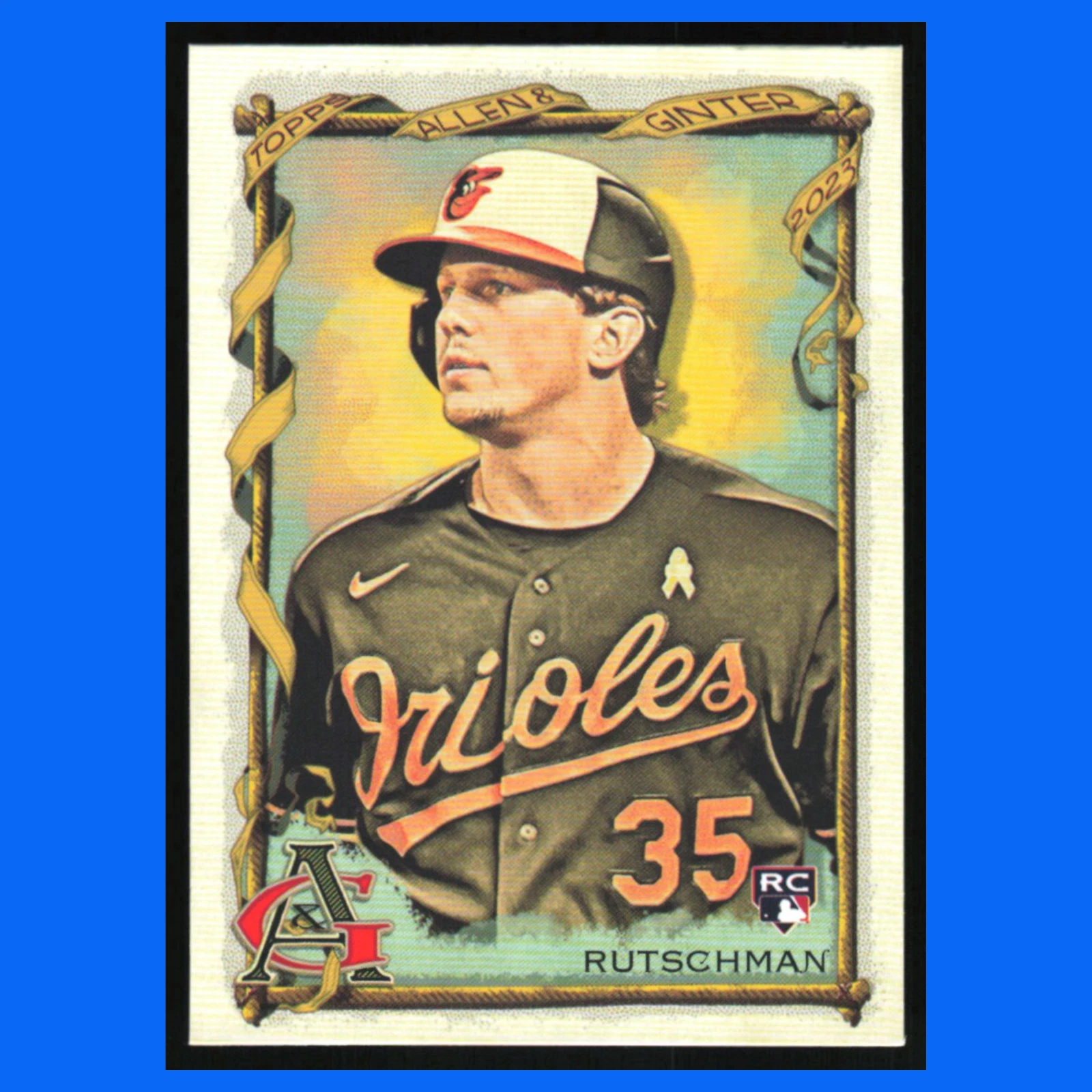Adley Rutschman Rookie #68 2023 Topps Allen - Ginter Baltimore Orioles Baseball
