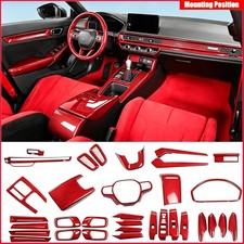 Fit For Honda Civic Type R Fl5 22-26 Red Car Interior Decoration Full Set Cover